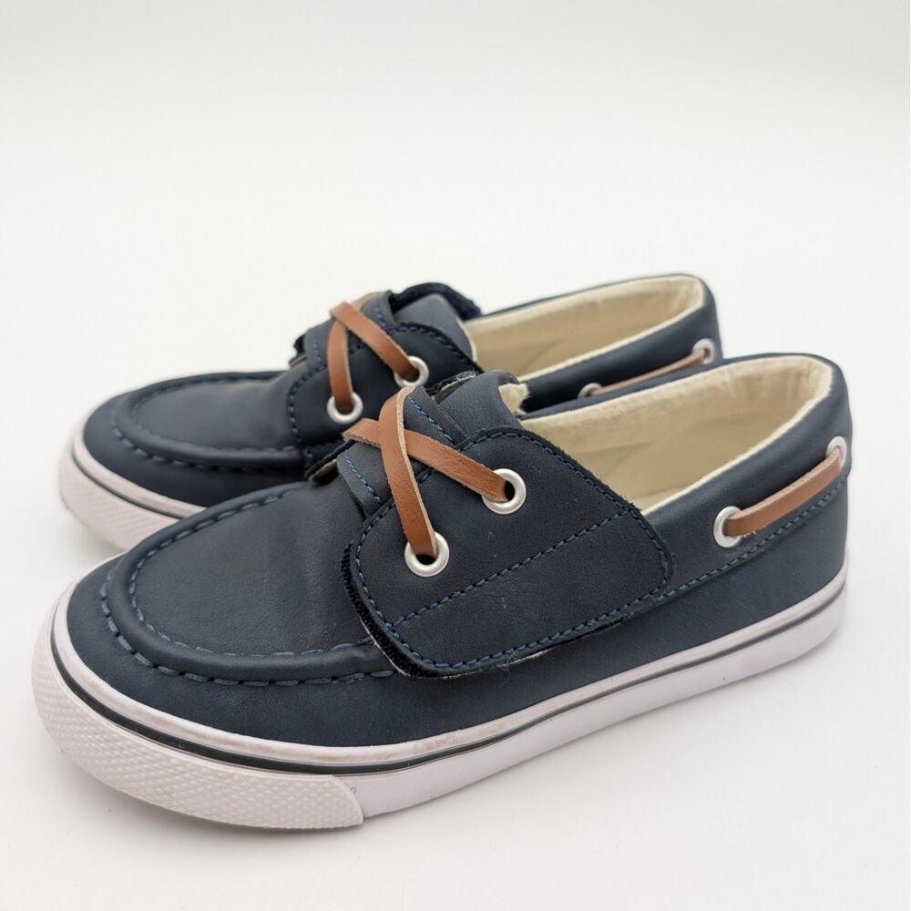 Nordstrom Orion Easy On Boat Shoes Unisex Kids' Navy Blue Size US12M EU30